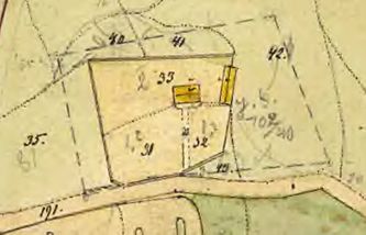 Karta från 1872 ur Lantmäteriets arkiv