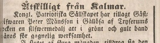 Ur Barometern 13 december 1848