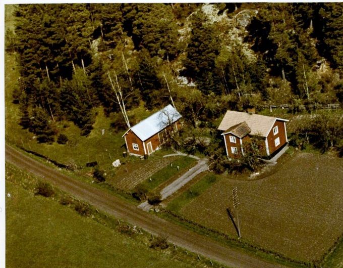 Lund 1960. Till höger syns Björkeberga.