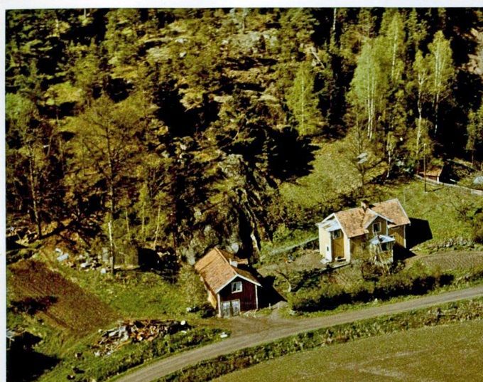 Foto från 1960. Till höger syns Nedre Sixbo och i mitten och till vänster syns Sixbotorp.
